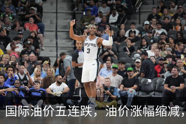 国际油价五连跌，油价涨幅缩减，中秋节前9月24日或将上涨！